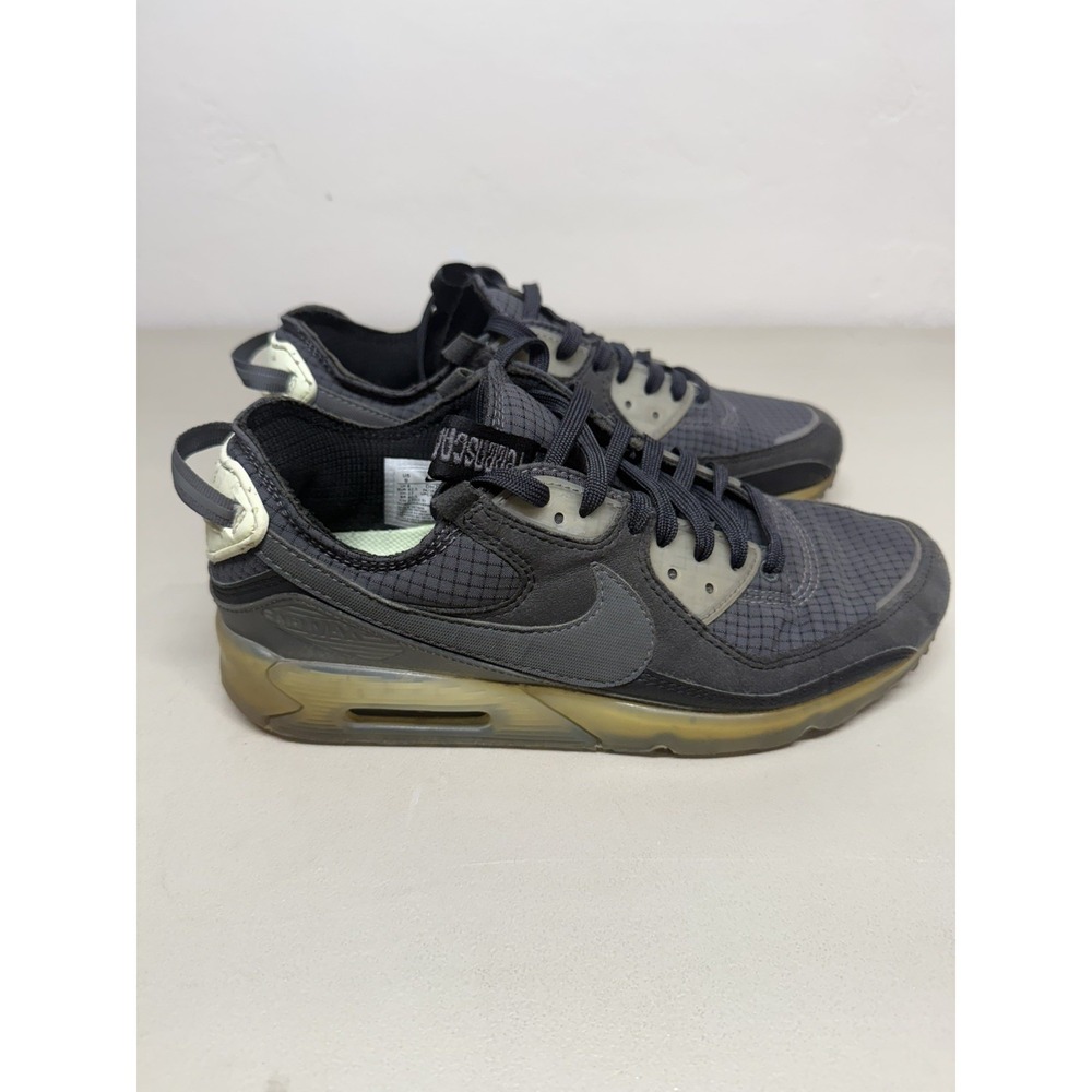 Men's Nike Air Max Terrascape 90 Gray Black Lime Ice Size 9 Shoes DJ2973-001